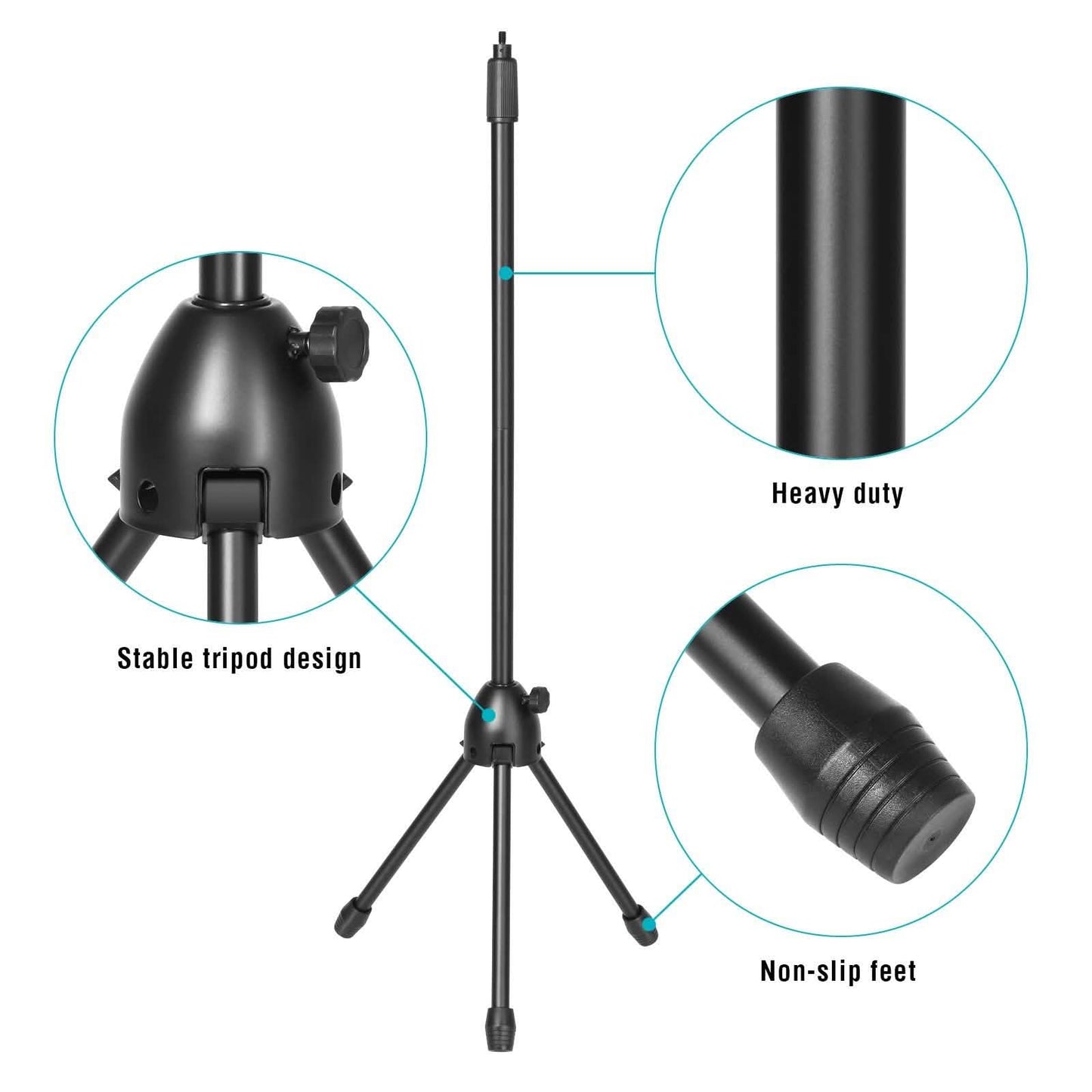Anti-slip Tripod Condenser Microphone Stand DailySale