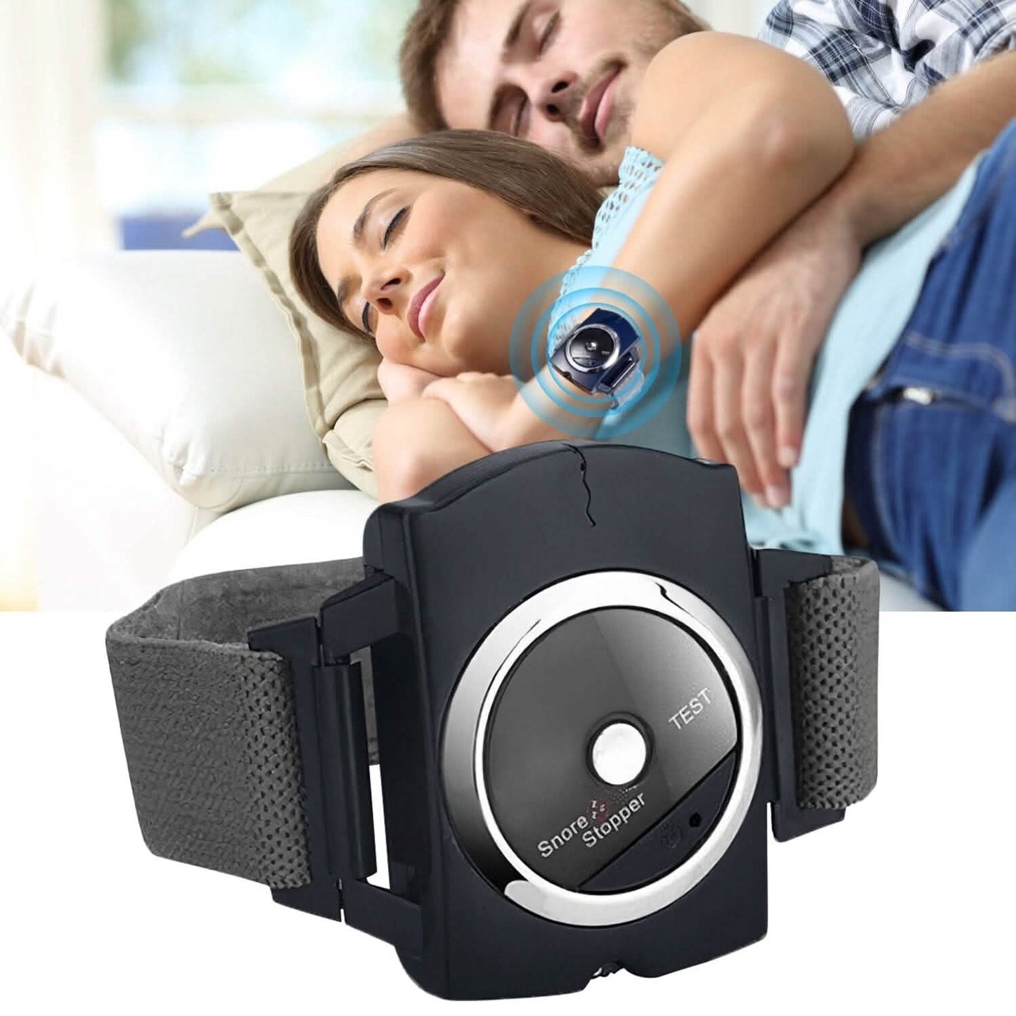 Anti-Snore Infrared Wristband with Conductive Film DailySale