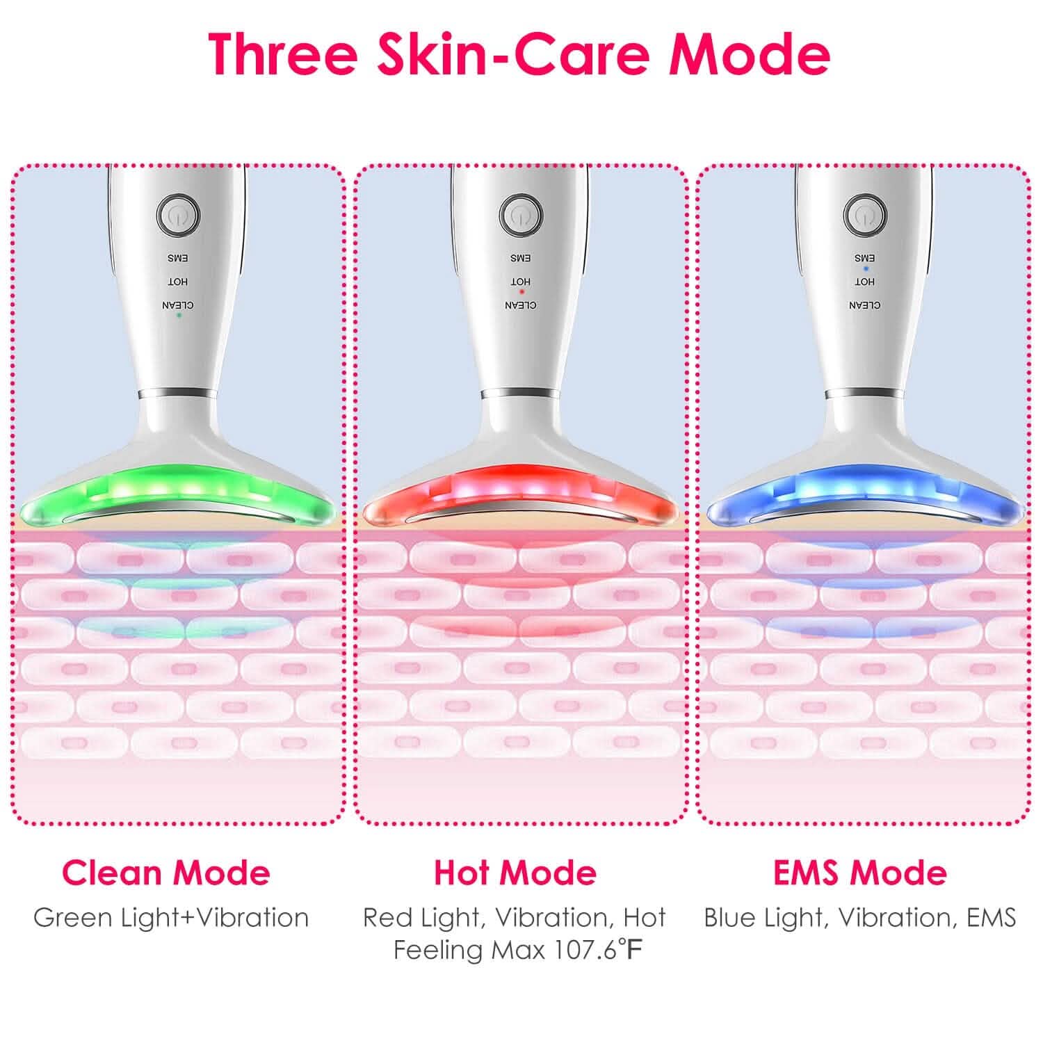 Anti Wrinkles Face Neck Massager Double Chin Reducer DailySale
