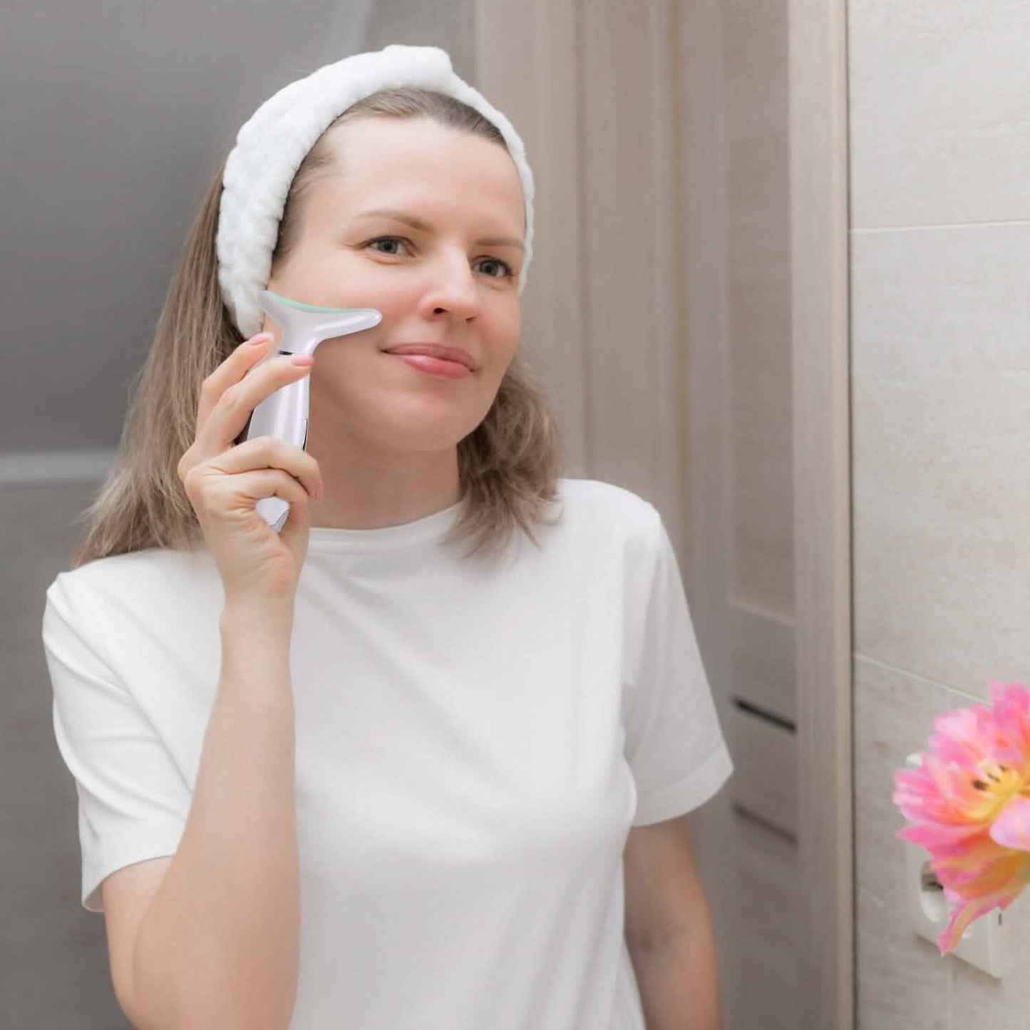Anti Wrinkles Face Neck Massager Double Chin Reducer DailySale