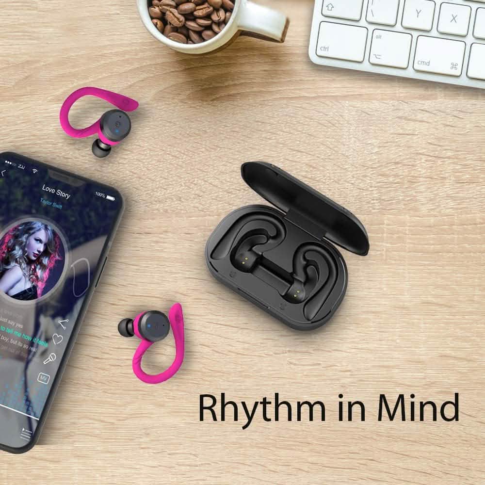 APEKX Bluetooth Headphones True Wireless Earbuds with Charging Case DailySale