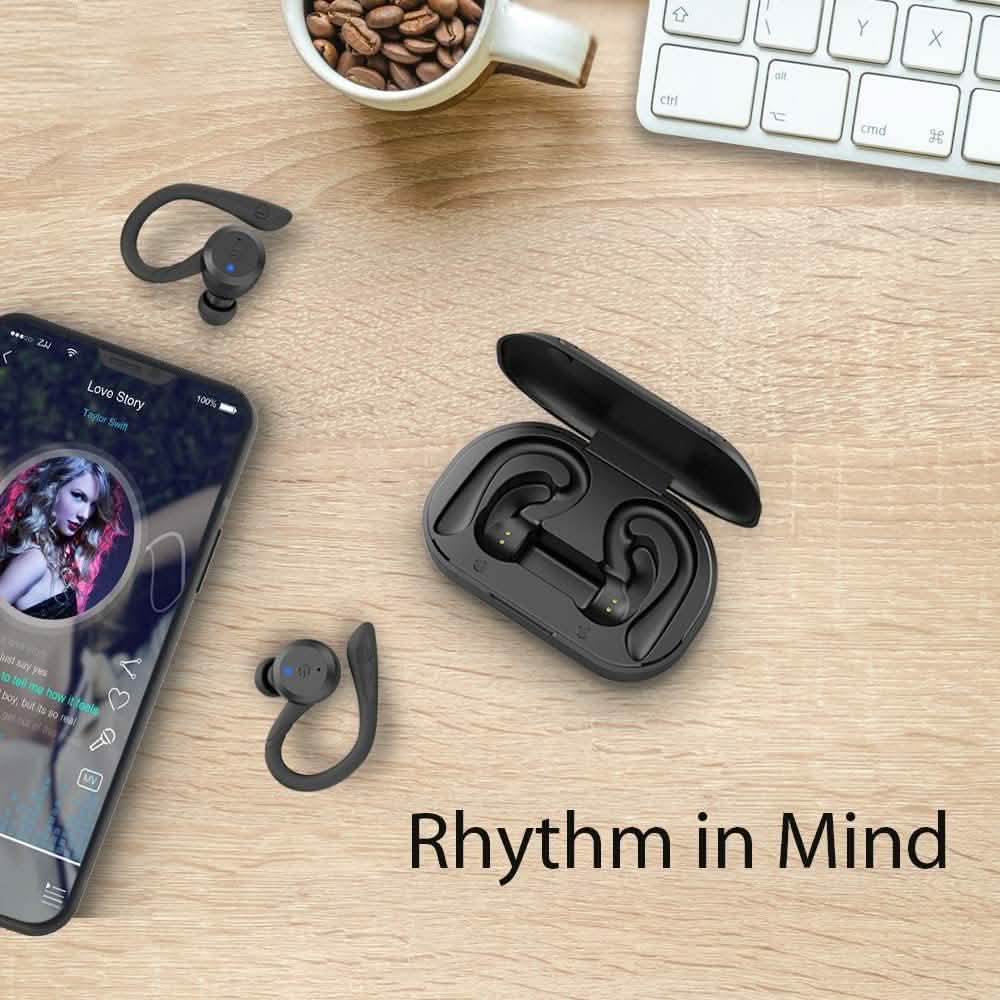 APEKX Bluetooth Headphones True Wireless Earbuds with Charging Case DailySale