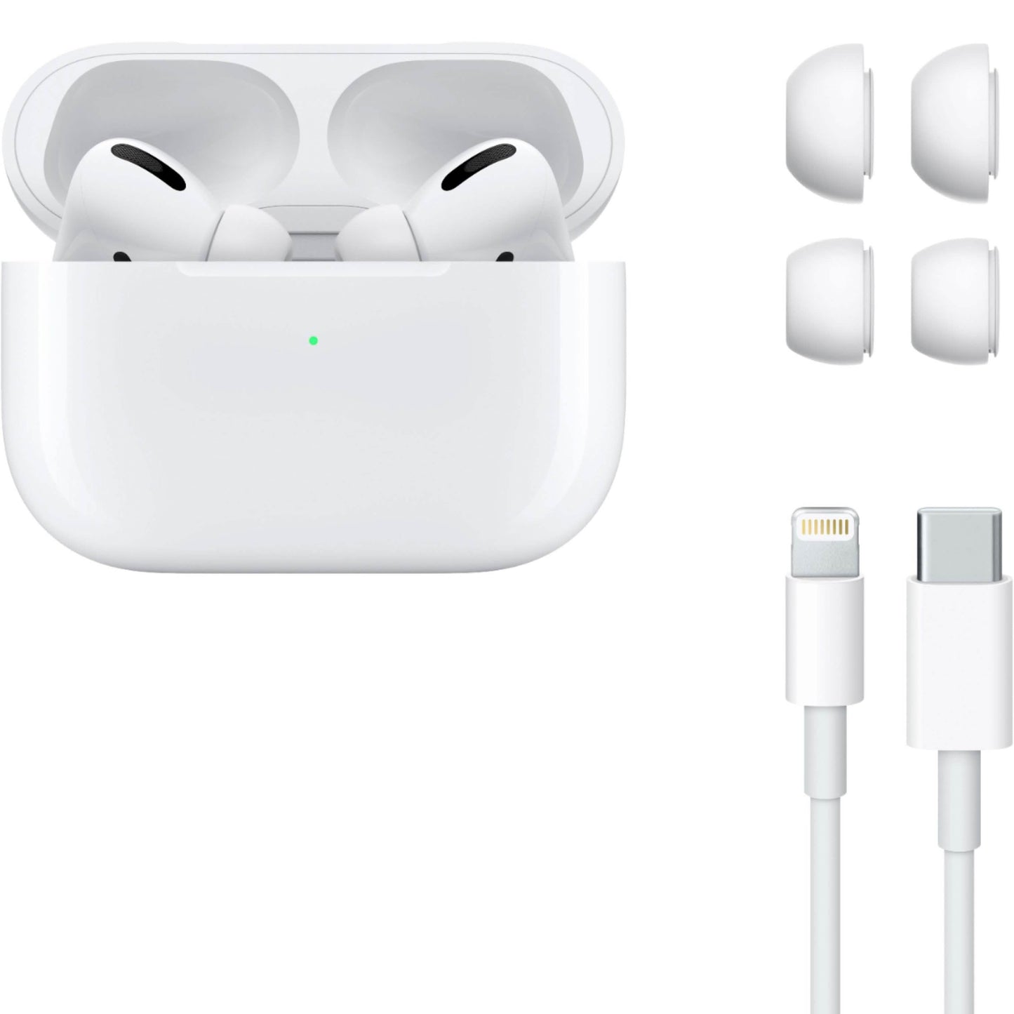 Apple AirPods Pro with Magsafe Charging Case - White (Refurbished) DailySale