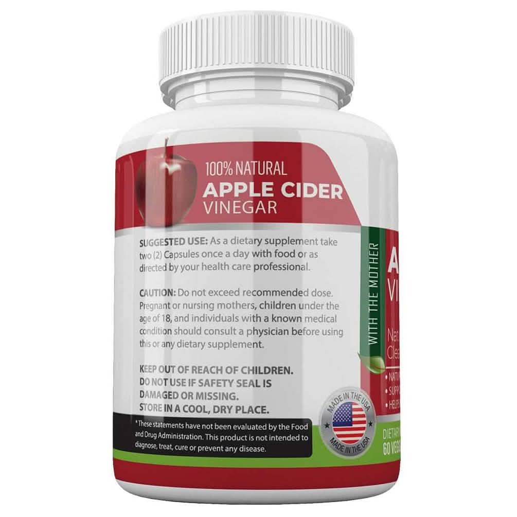 ACV Apple Cider Vinegar Organic Capsules DailySale