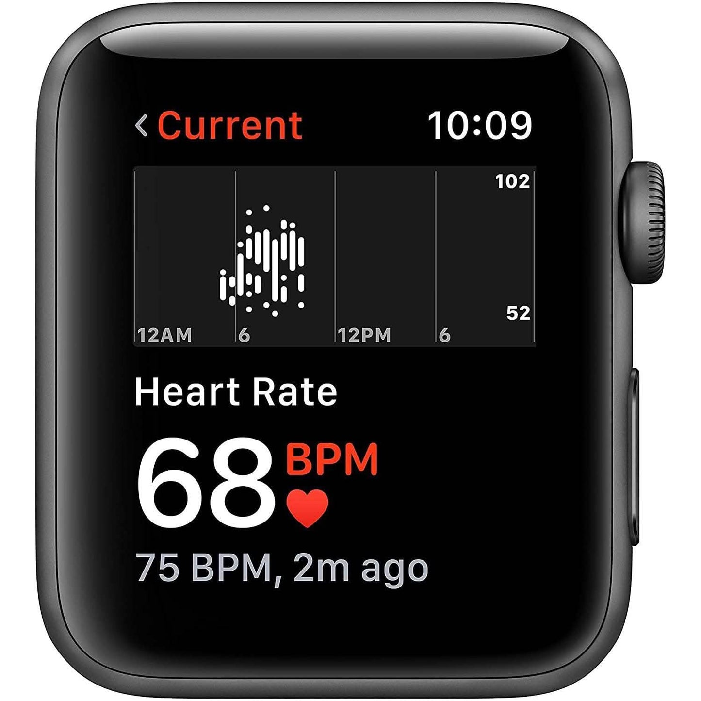 Apple Watch Series 3 GPS 42mm Space Gray Aluminum Case with Black Sport Band (Refurbished) DailySale