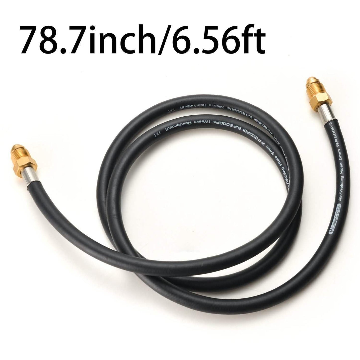 Argon CO2 Flow Meter Regulator Hose Mig Tig UNF5/8, 6.56ft with Inert Gas Fitting DailySale