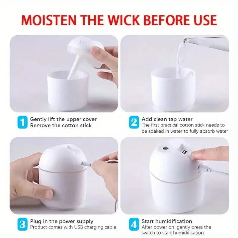 Aroma Diffuser & Humidifier Cold Mist & Night Light DailySale