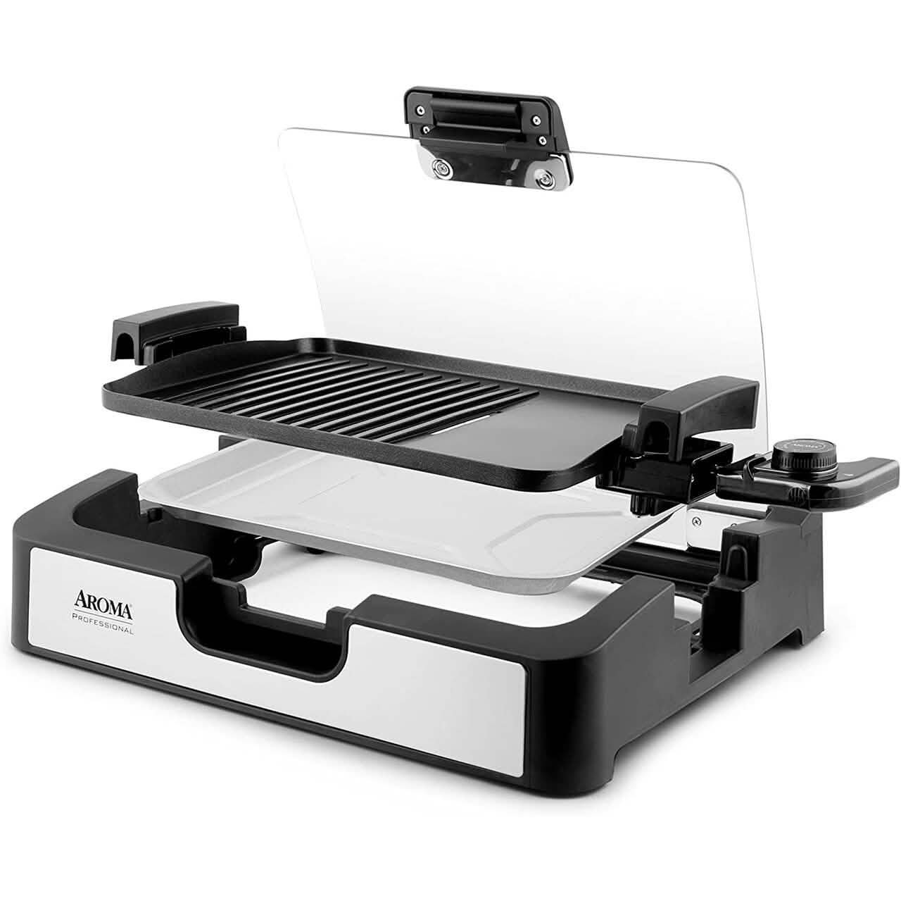Aroma Housewares Smokeless Indoor Use Electric Grill/Griddle DailySale
