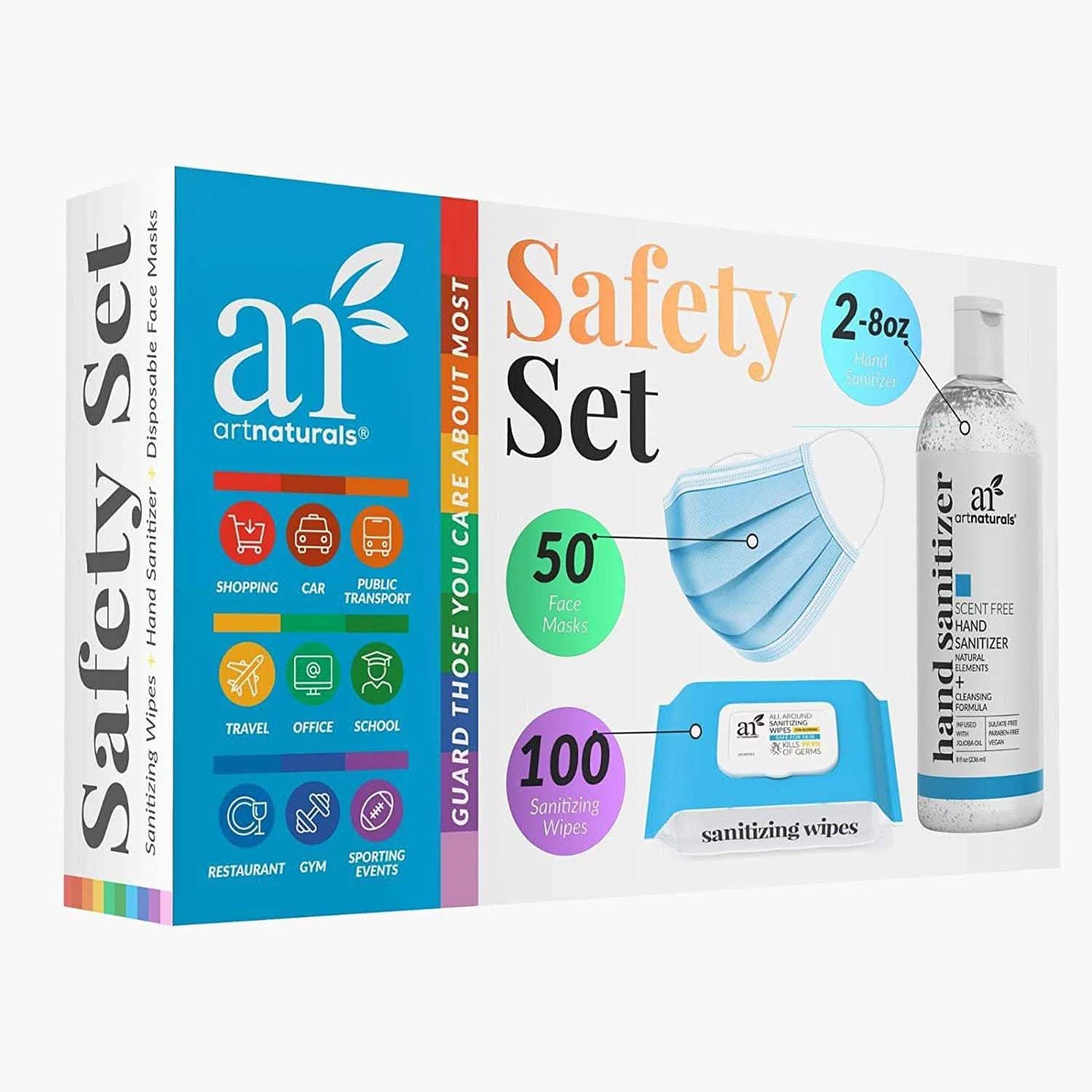 Art Naturals All Purpose Sanitizing Cleansing Personal Protection Kit DailySale