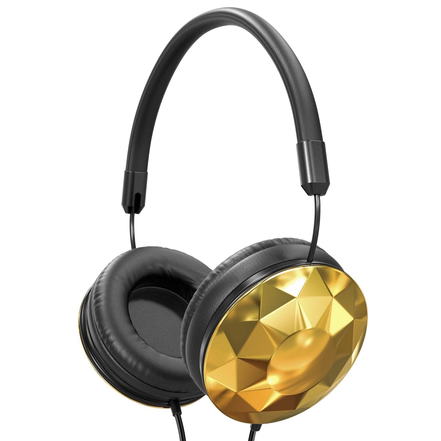 Art & Sound Faceted On-Ear Wired Headphones DailySale