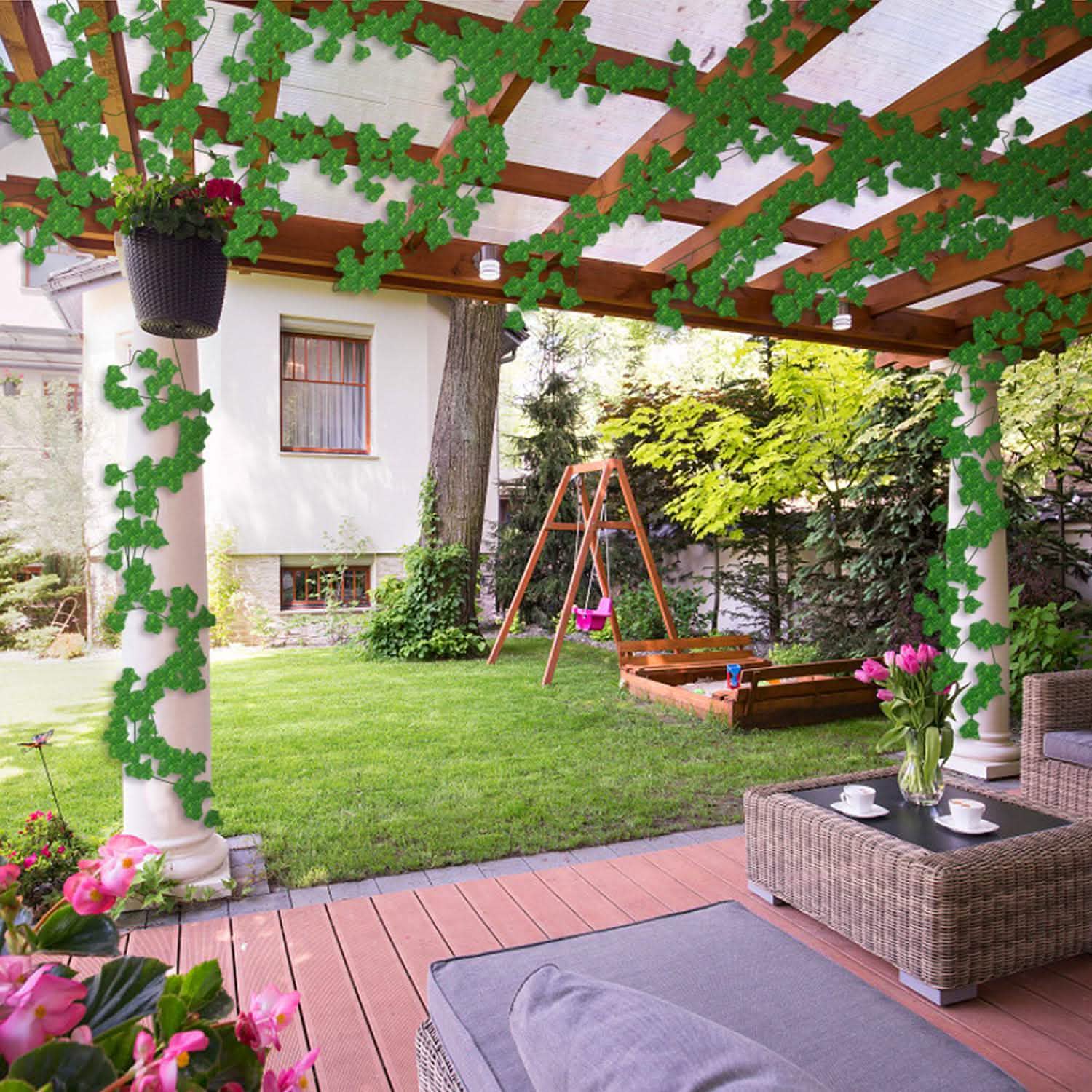 Artificial Ivy Leaves 78.7 Ft. DailySale