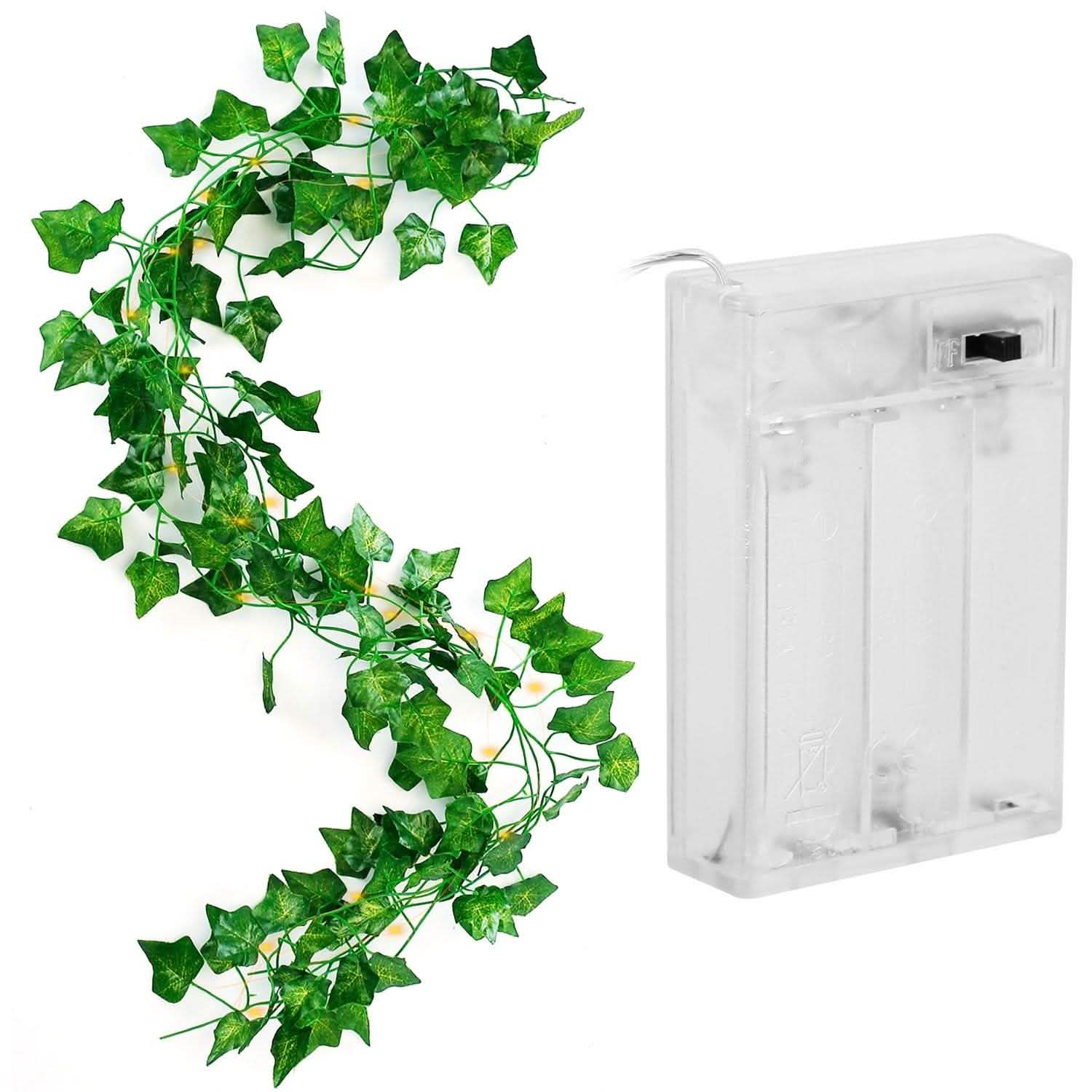 Artificial Ivy Leaves String Lights DailySale