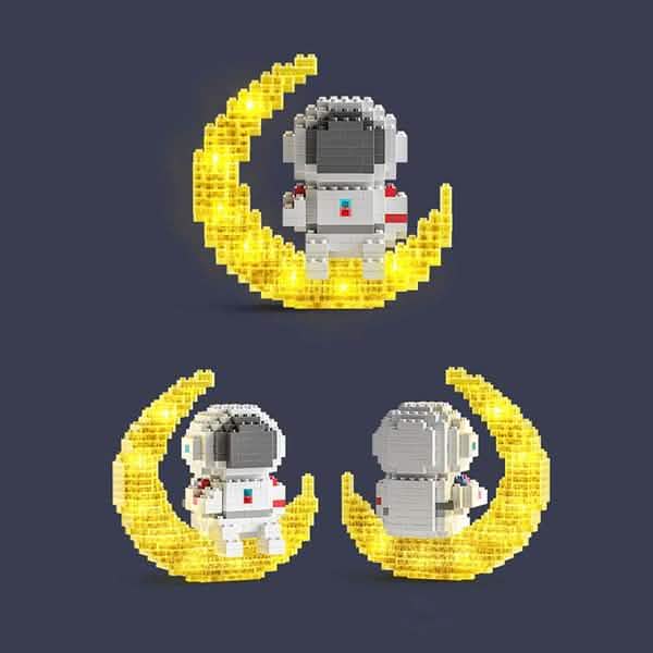 Astronaut Building Blocks LED Glowing Toys DailySale