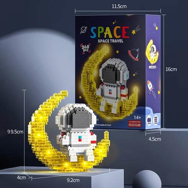Astronaut Building Blocks LED Glowing Toys DailySale