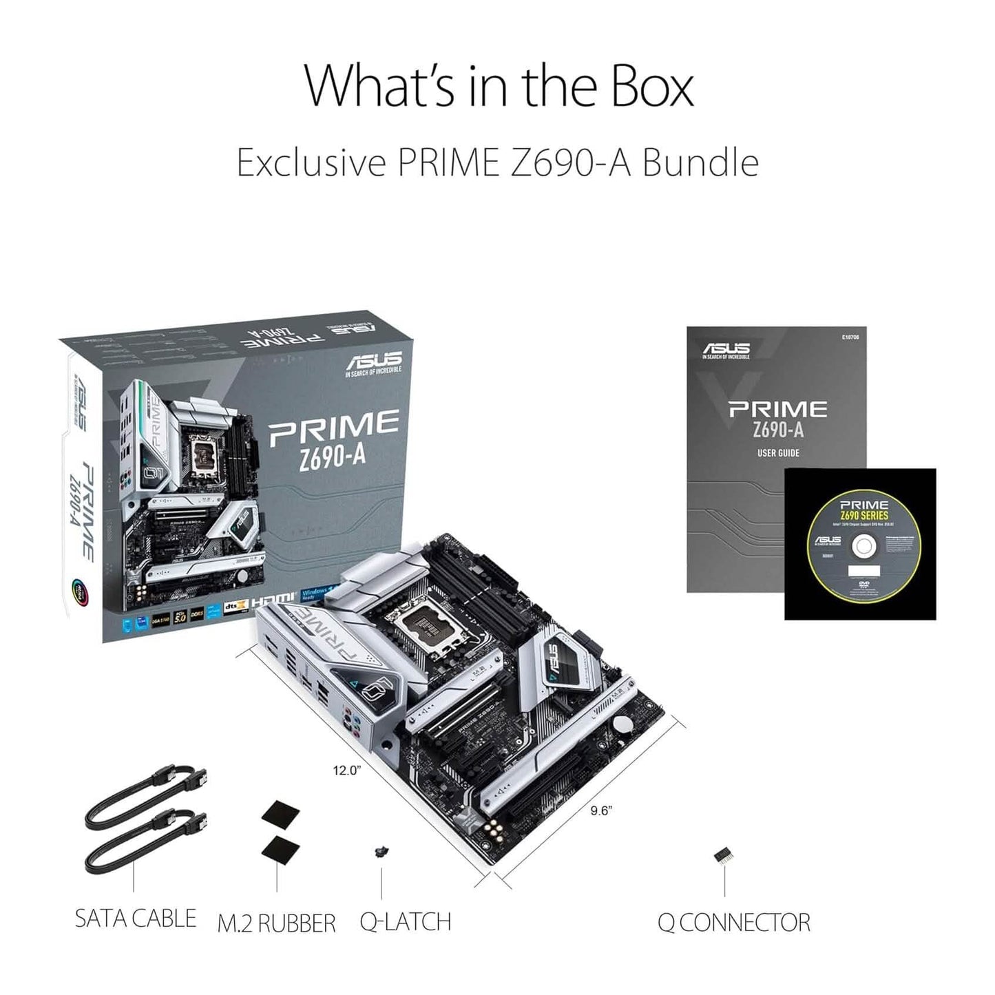 ASUS Prime Z690-A LGA 1700 Intel 12th ATX Motherboard  (Refurbished) DailySale