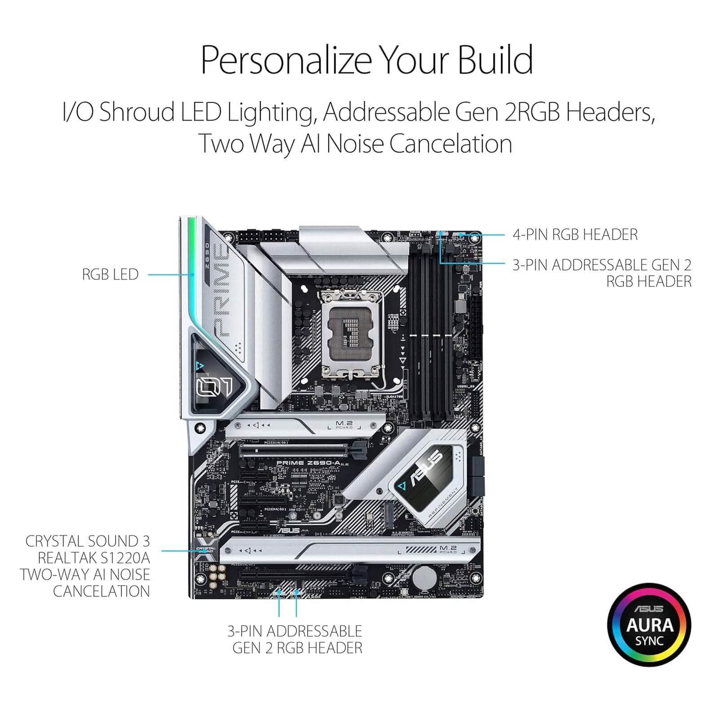 ASUS Prime Z690-A LGA 1700 Intel 12th ATX Motherboard  (Refurbished) DailySale