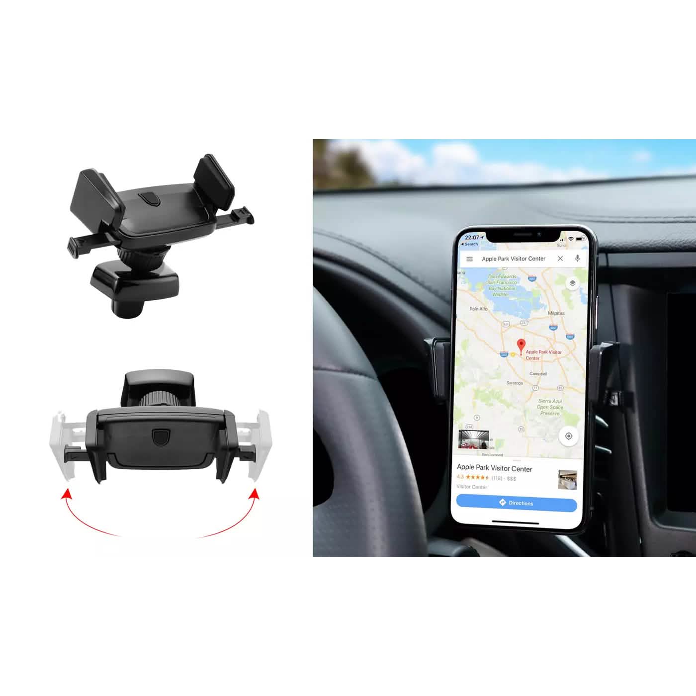 Automatic Air Vent Universal Car Mount Phone Holder for Smartphones DailySale