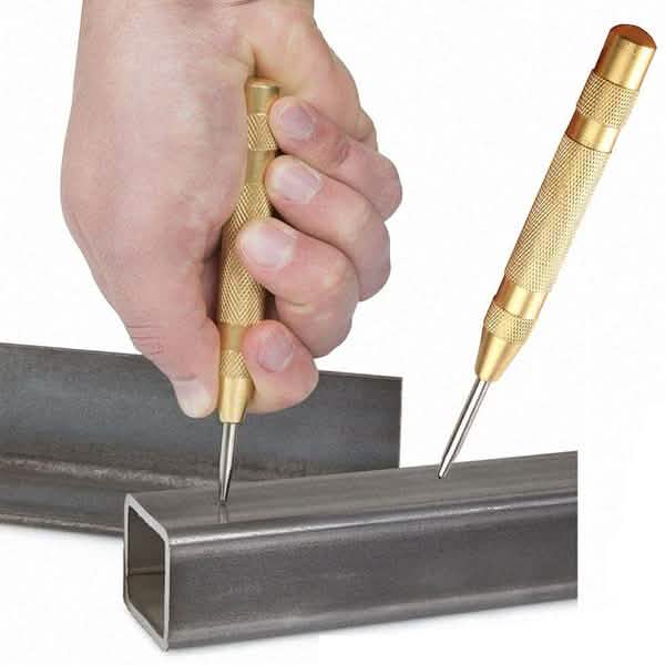 Automatic Center Pin Punch Strike Spring Loaded Marking Starting Holes Tool DailySale