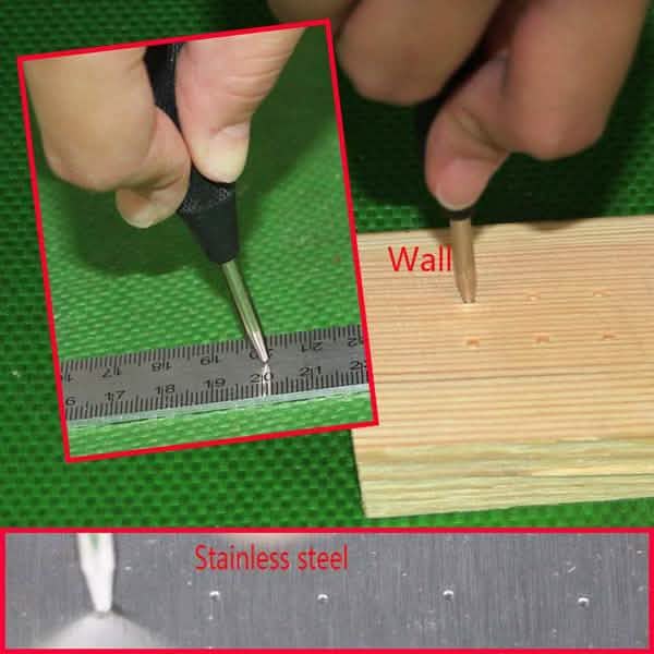 Automatic Center Pin Punch Strike Spring Loaded Marking Starting Holes Tool DailySale