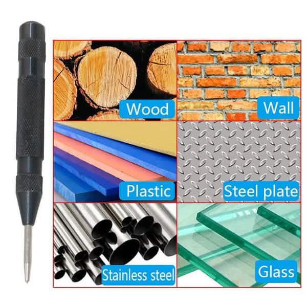 Automatic Center Pin Punch Strike Spring Loaded Marking Starting Holes Tool DailySale