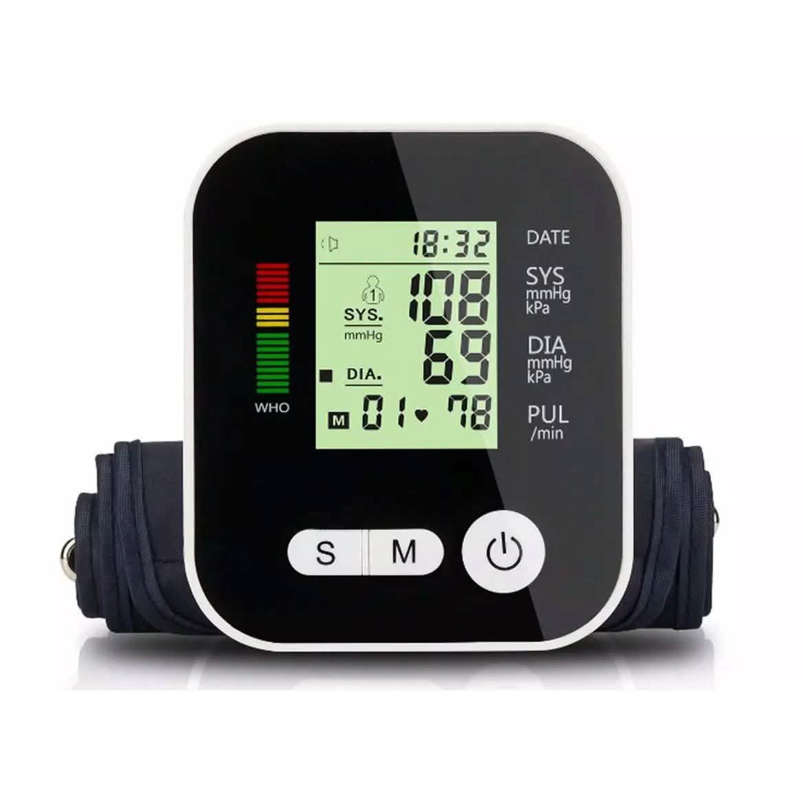 Automatic Digital Upper Arm Blood Pressure Cuff Monitor Sphygmomanometer DailySale