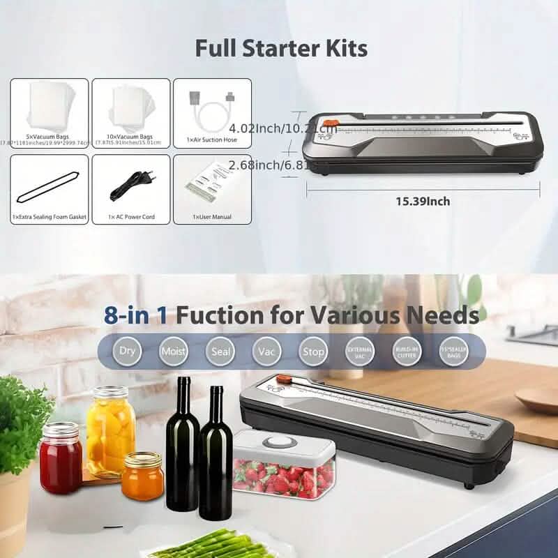 Automatic Food Vacuum Sealer Bag Bundle Machine DailySale