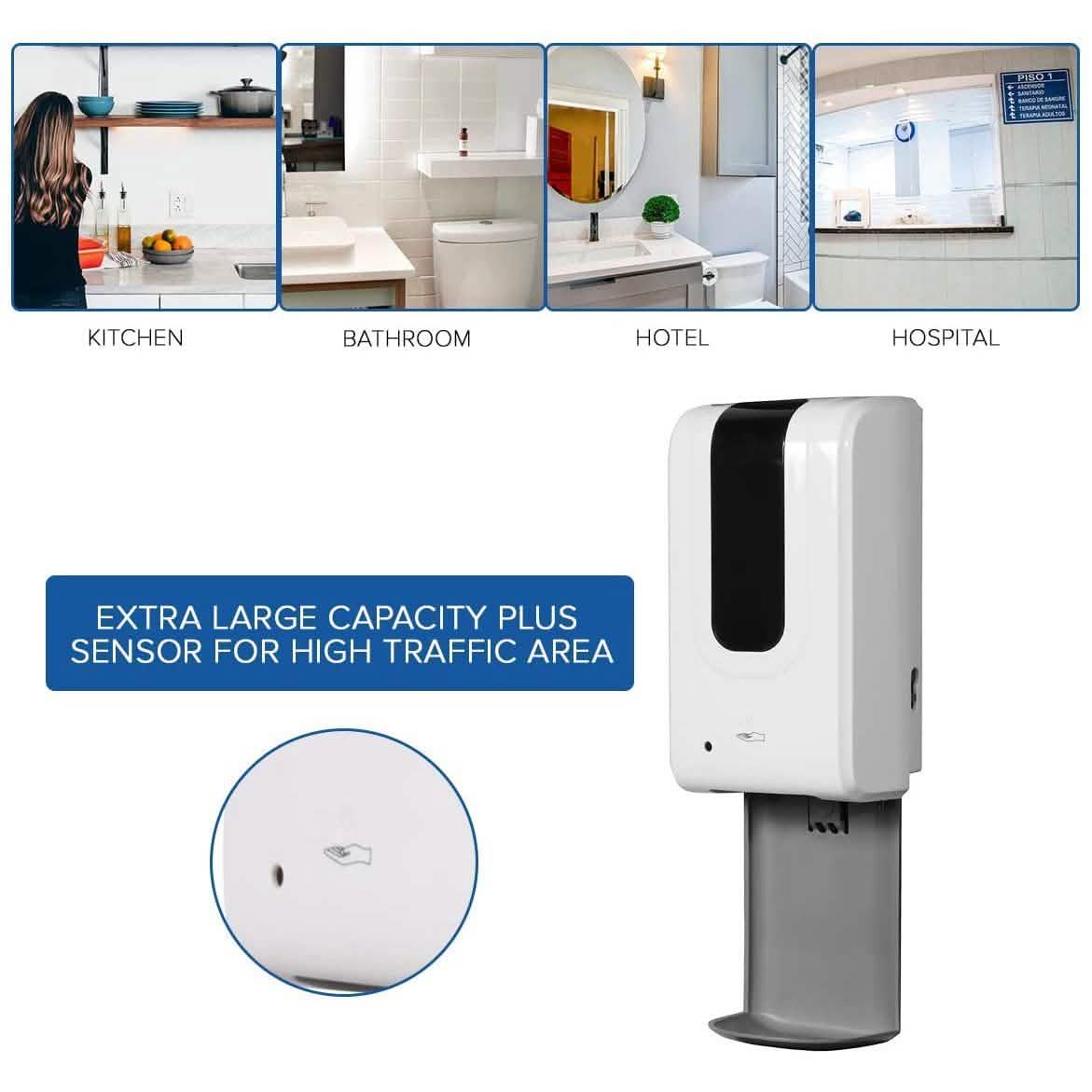 Automatic Soap Dispenser - Electric, Touch less, Battery Operated Liquid Soap Pump DailySale