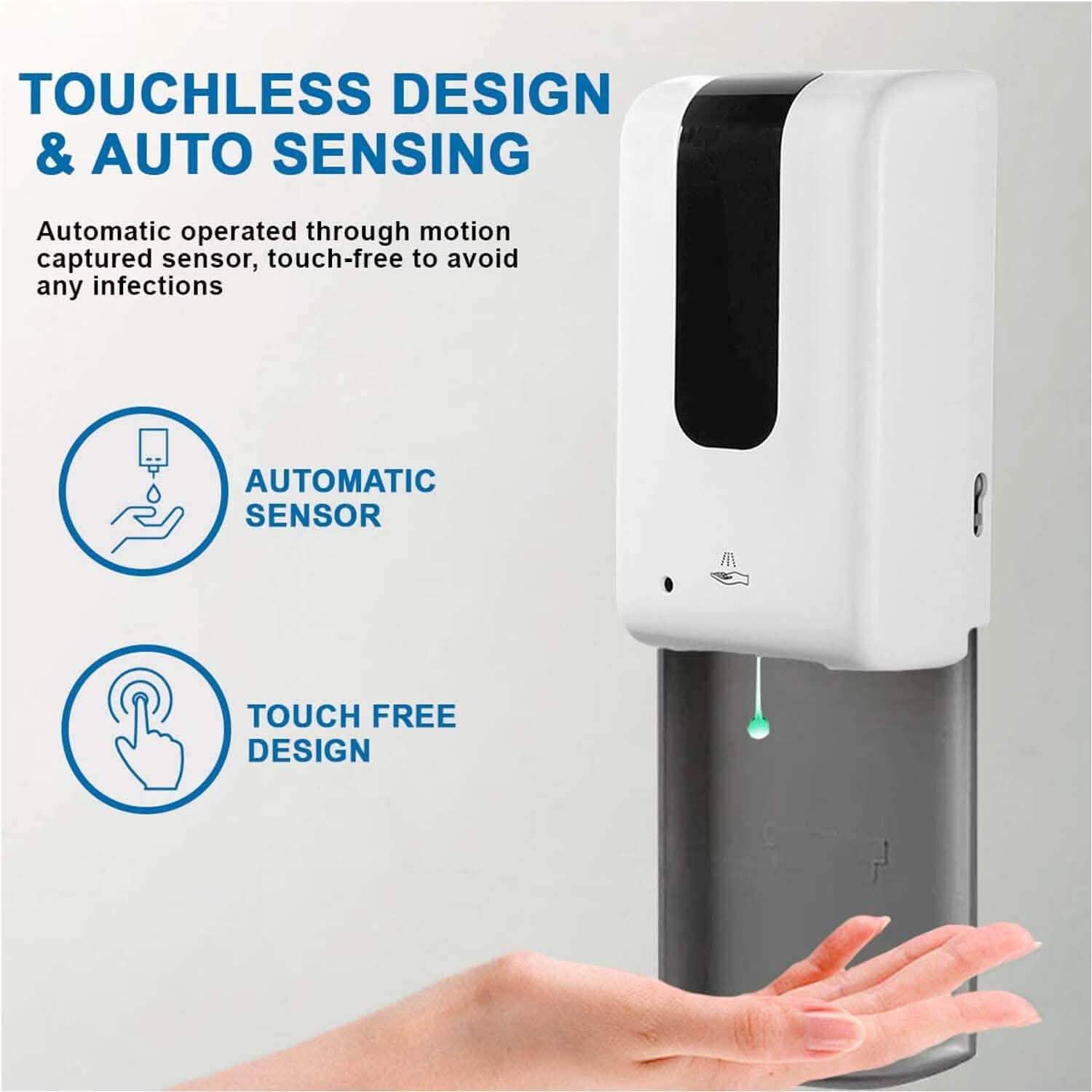 Automatic Soap Dispenser - Electric, Touch less, Battery Operated Liquid Soap Pump DailySale