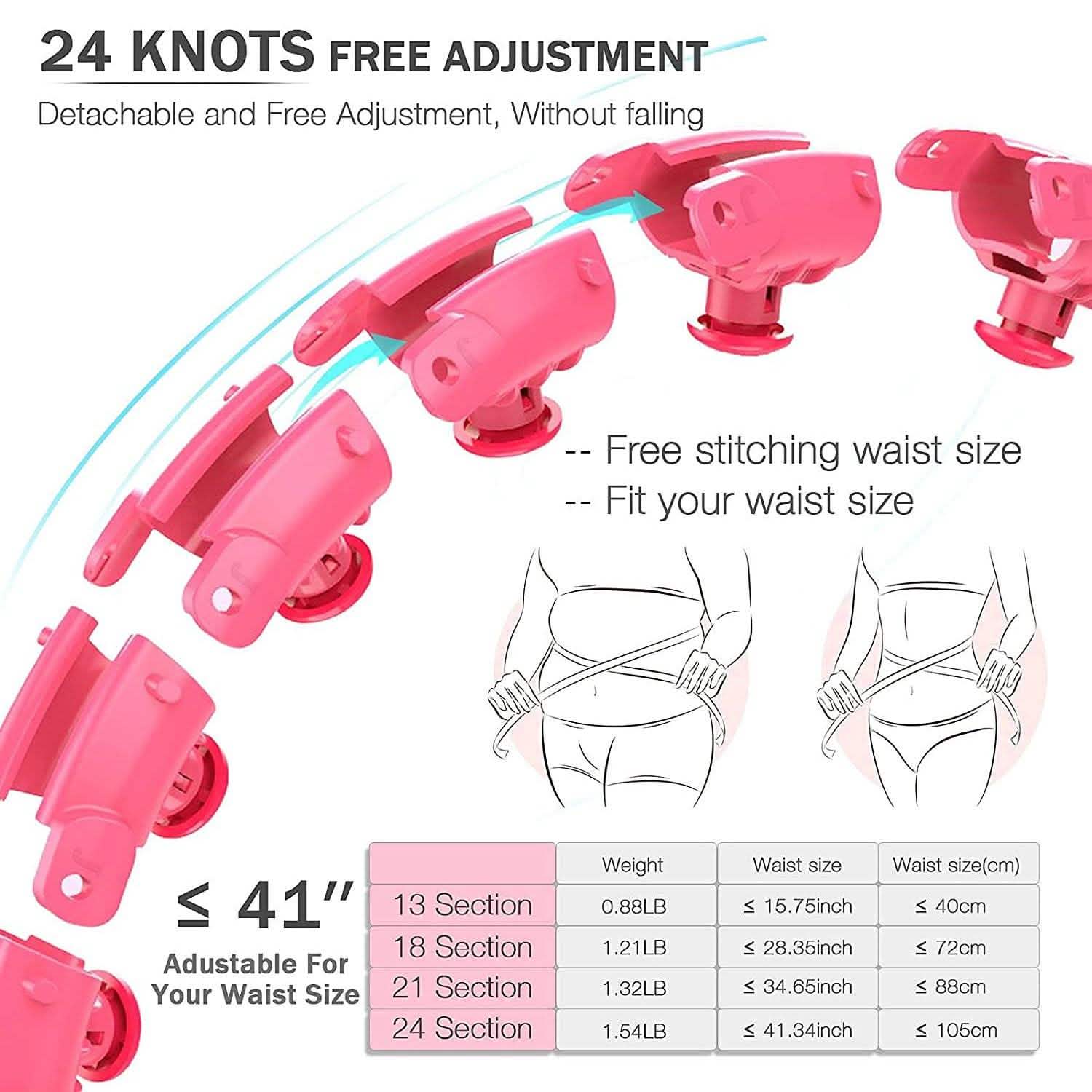 AZ GOGO Smart Hula Weighted Hoops DailySale