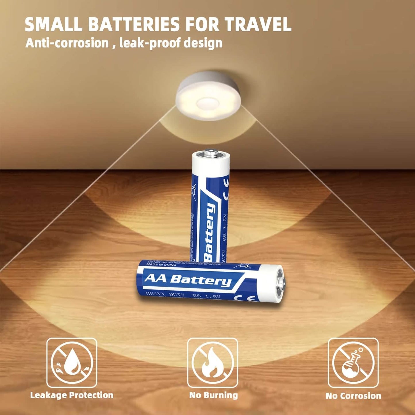48-Pack: AA + AAA Carbon Battery Combo – 1.5V, Non-Rechargeable DailySale