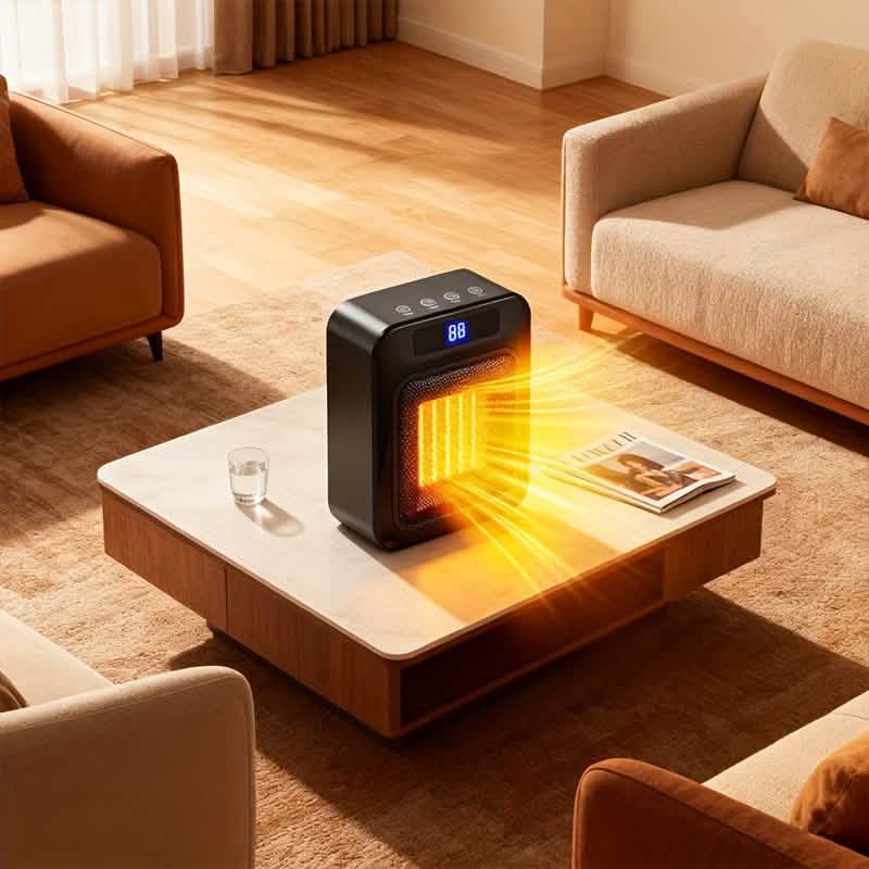 Space Heater for Indoor Use – 1500W Ceramic with Remote & Timer DailySale