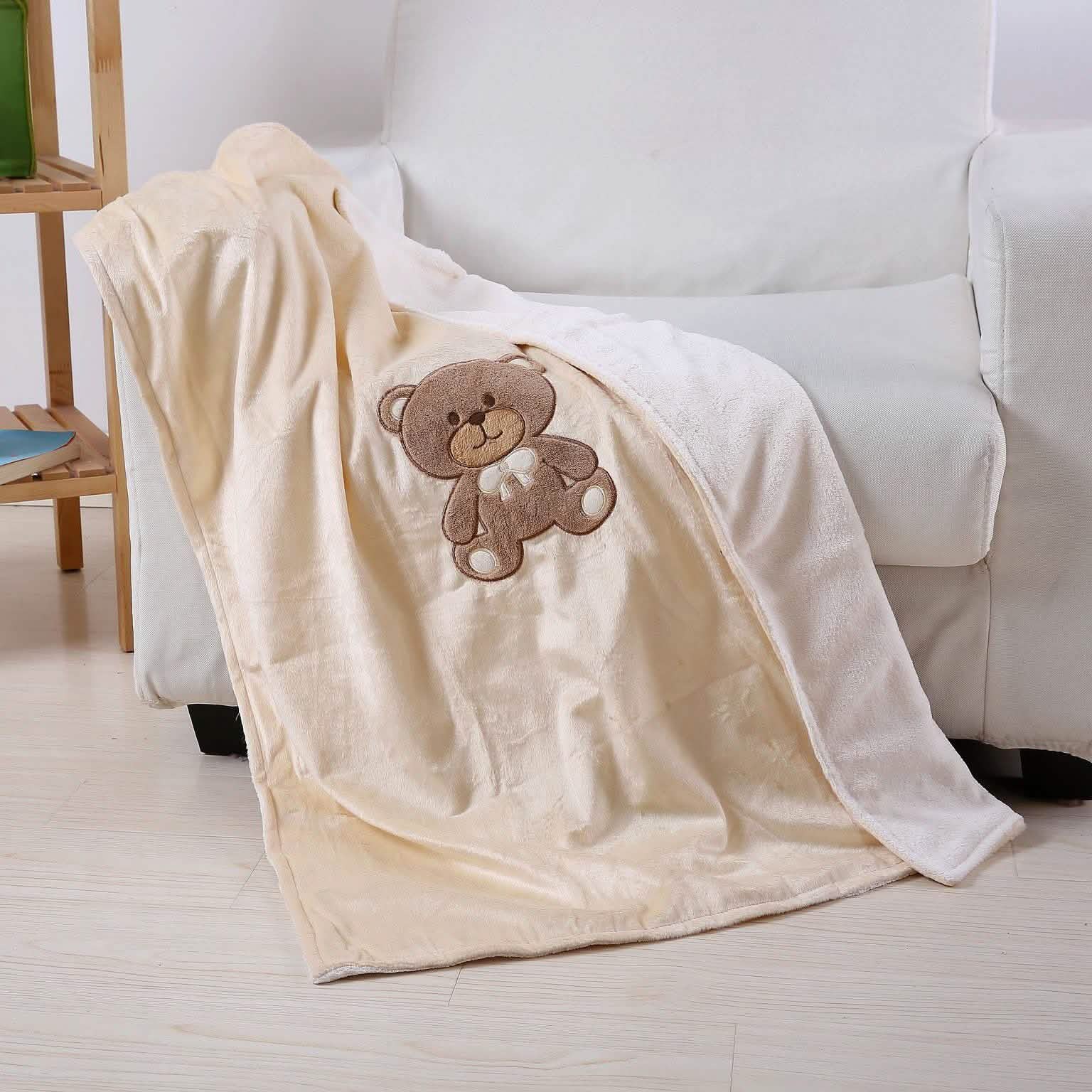 Baby Blanket Teddy Bear DailySale