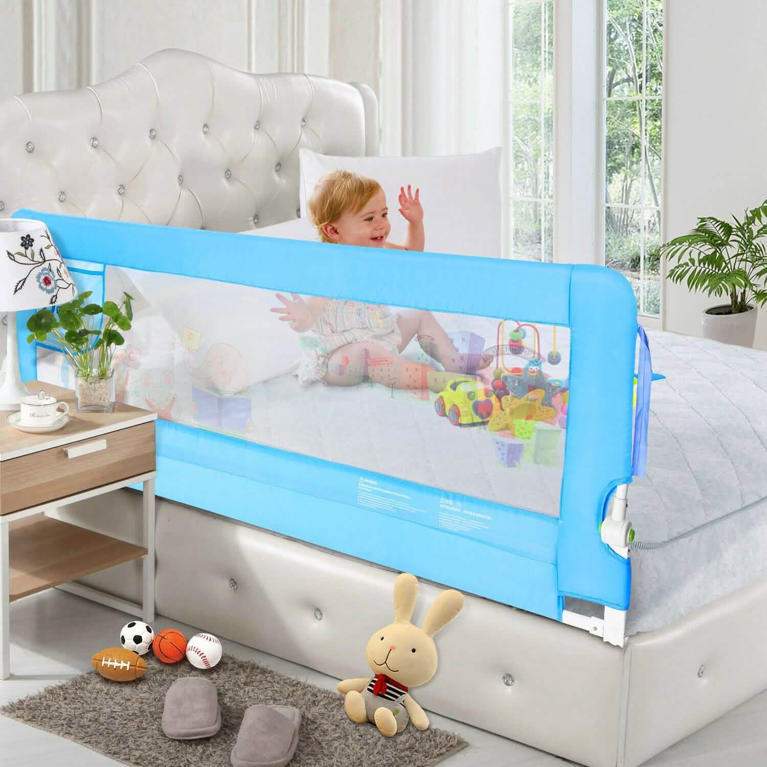 Baby Child Toddler Safety Bed Rail Anti Falling Bed Guard DailySale