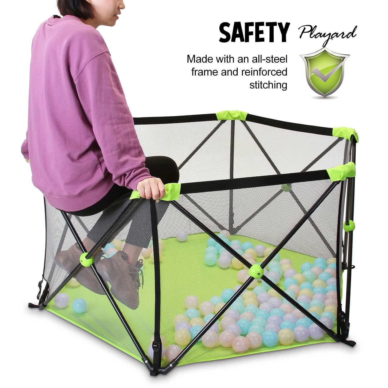 Baby Safe Playpen Portable Play Yard DailySale