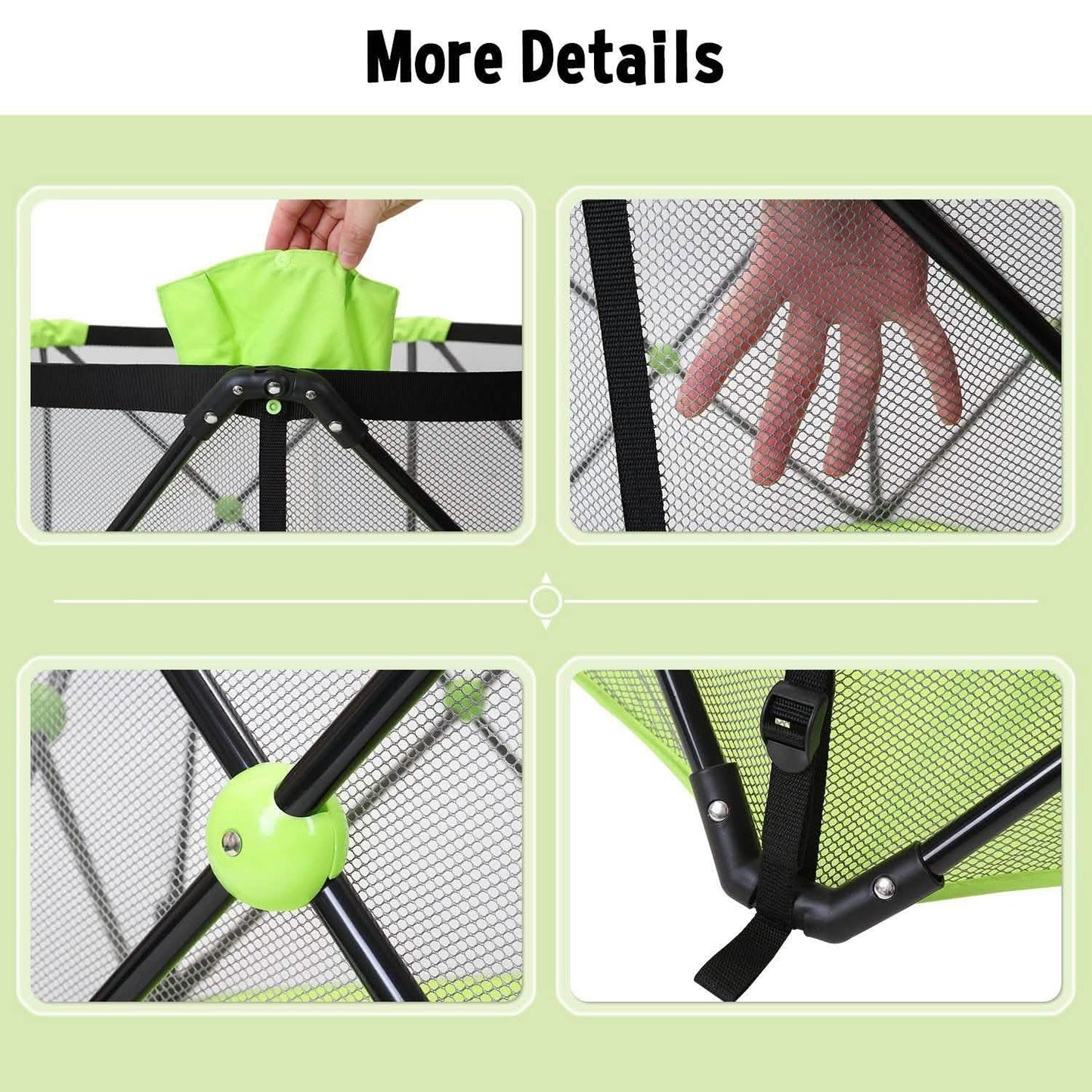 Baby Safe Playpen Portable Play Yard DailySale
