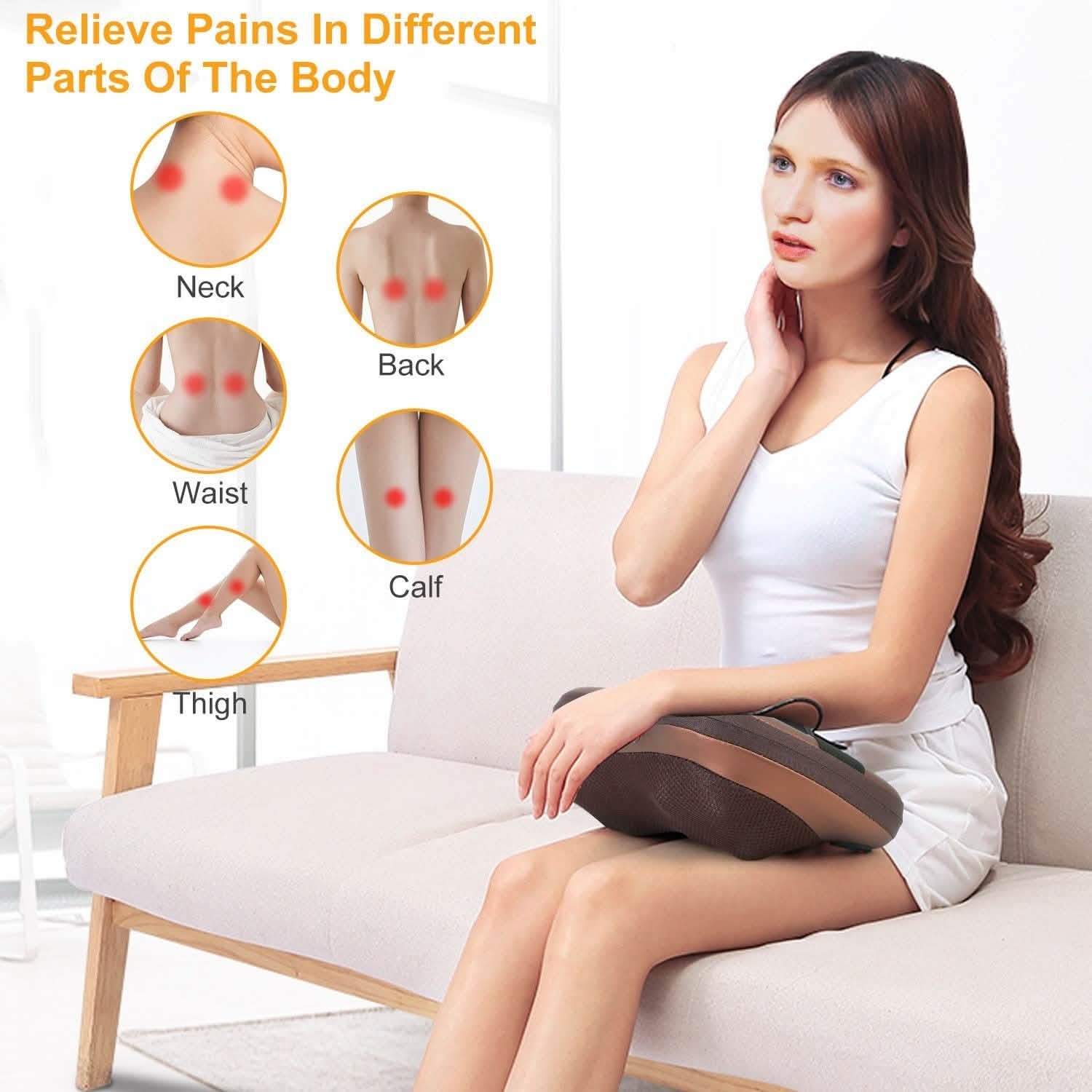 Back Neck and Shoulder Massage Pillow DailySale