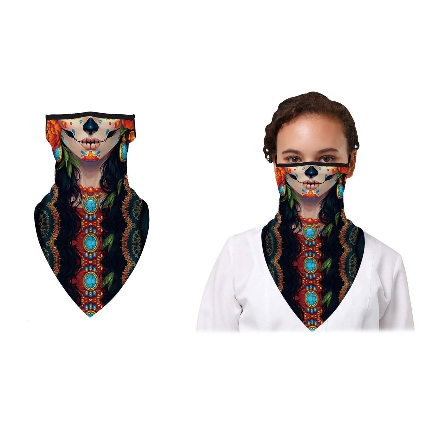 Balaclava Face Mask Neck Gaiter with Earloop for Men and Women DailySale