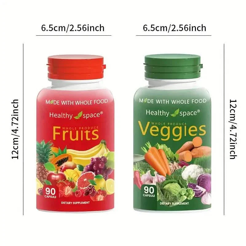 2-Pack: Balance Of Nature Fruit & Vegetables Food Supplement DailySale
