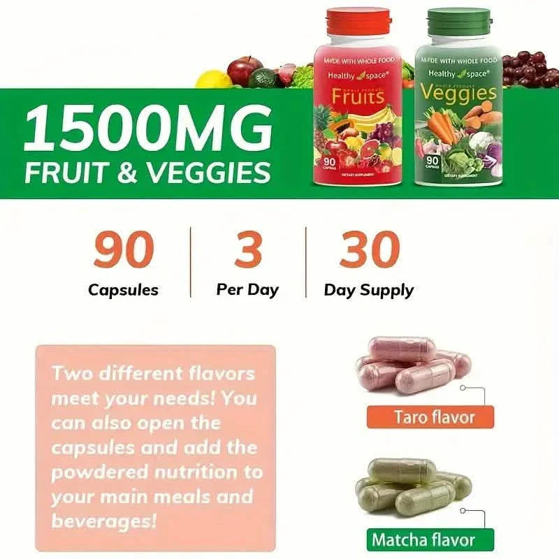 2-Pack: Balance Of Nature Fruit & Vegetables Food Supplement DailySale