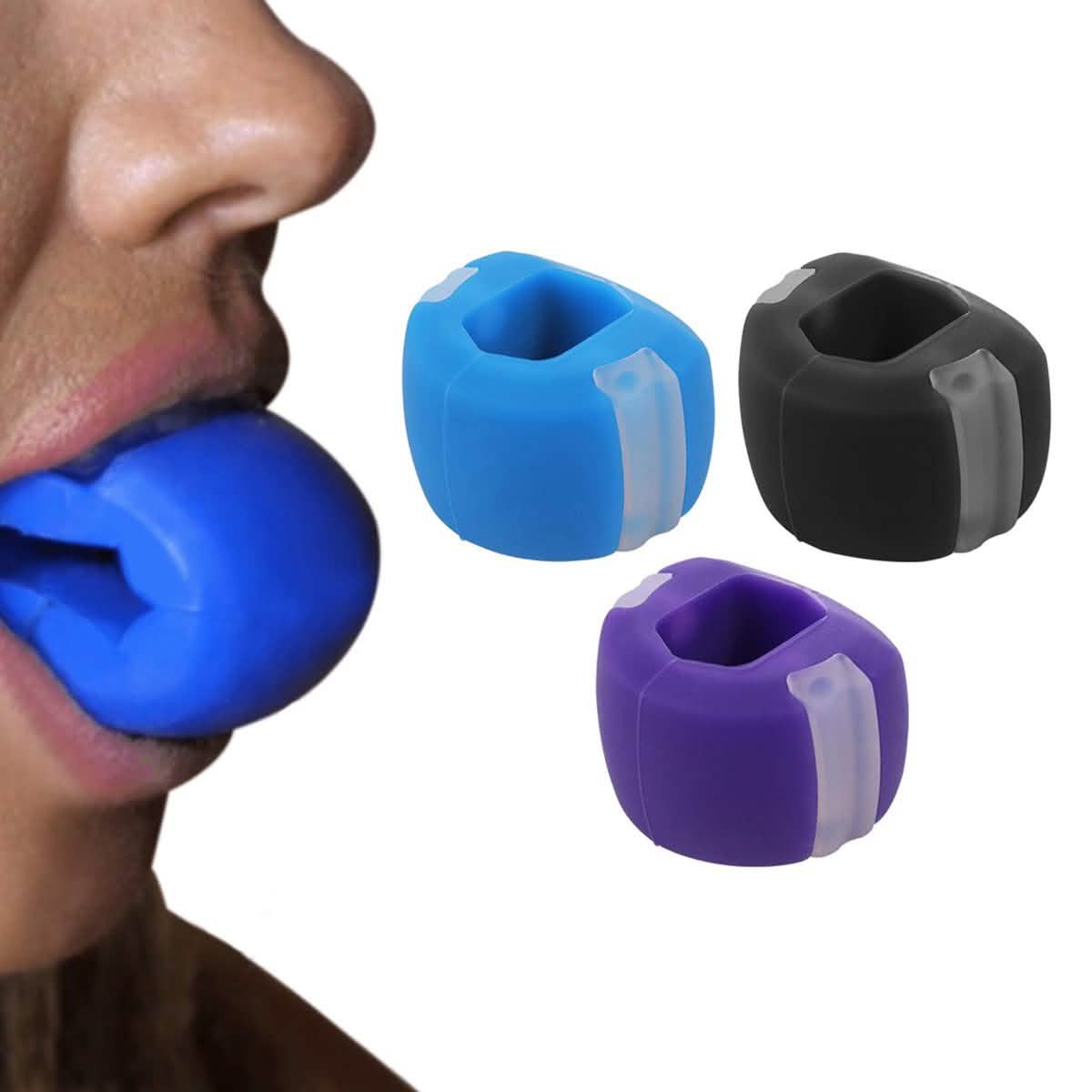 Ball Faced Jaw, Face And Neck Excercizer And Jawline Shaper Enhancer DailySale