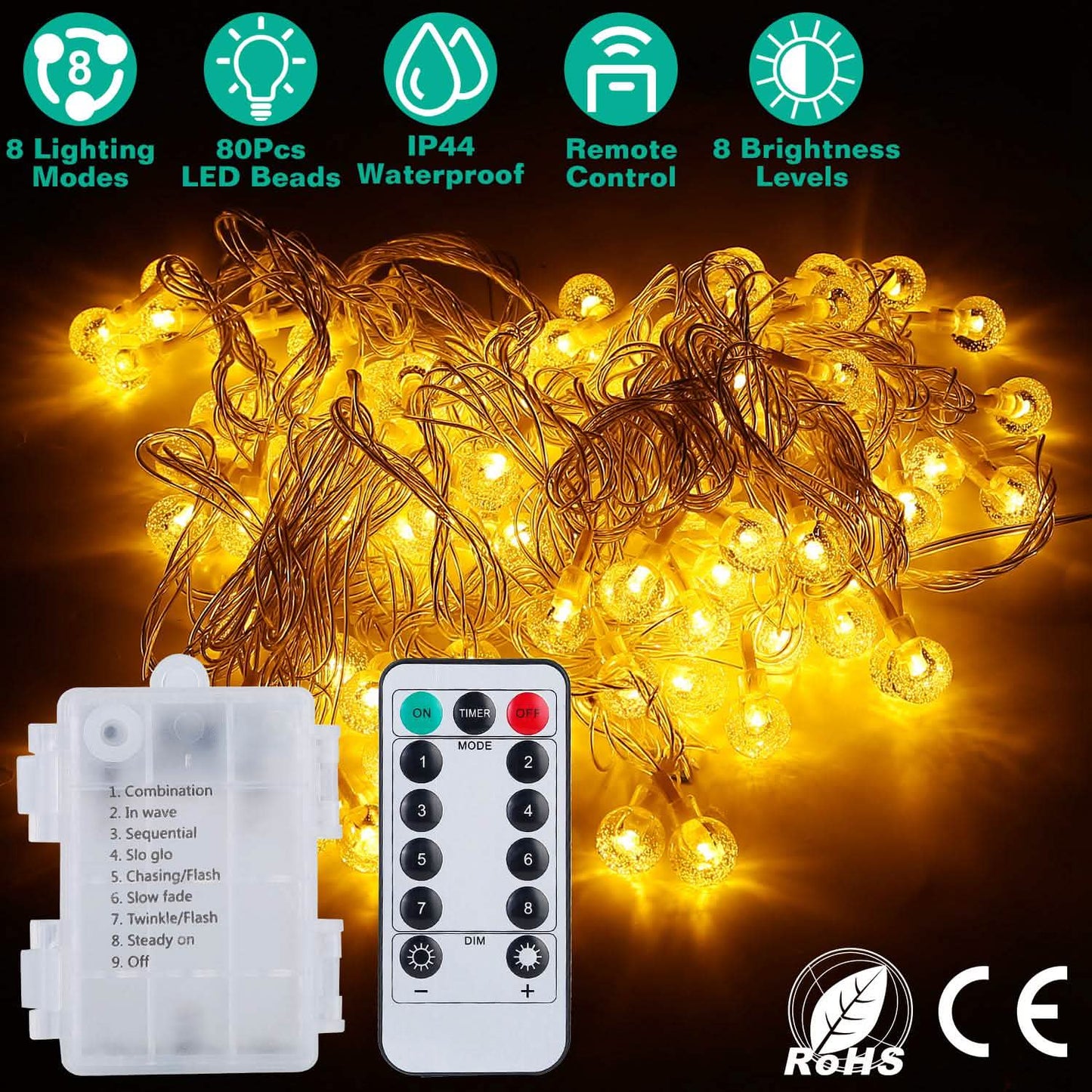 Ball LED Globe String Lights DailySale