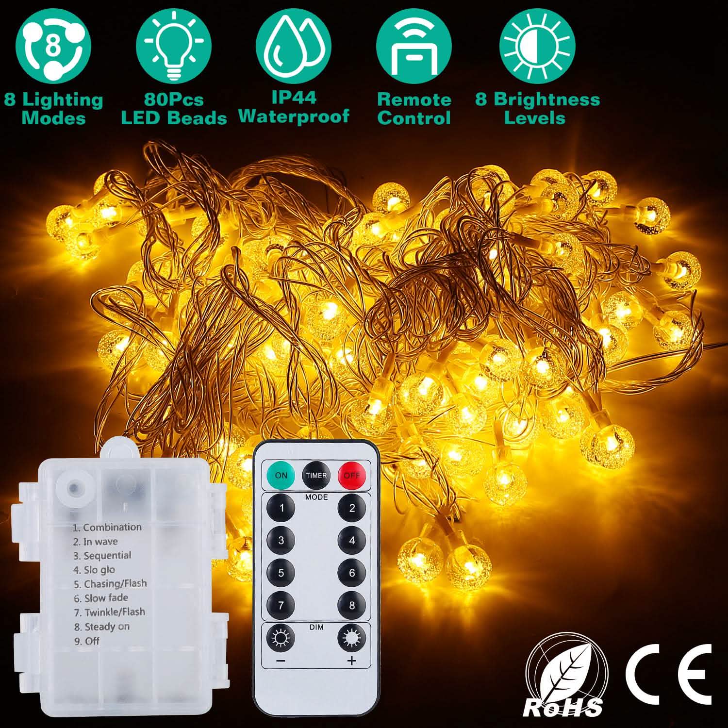 Ball LED Globe String Lights DailySale