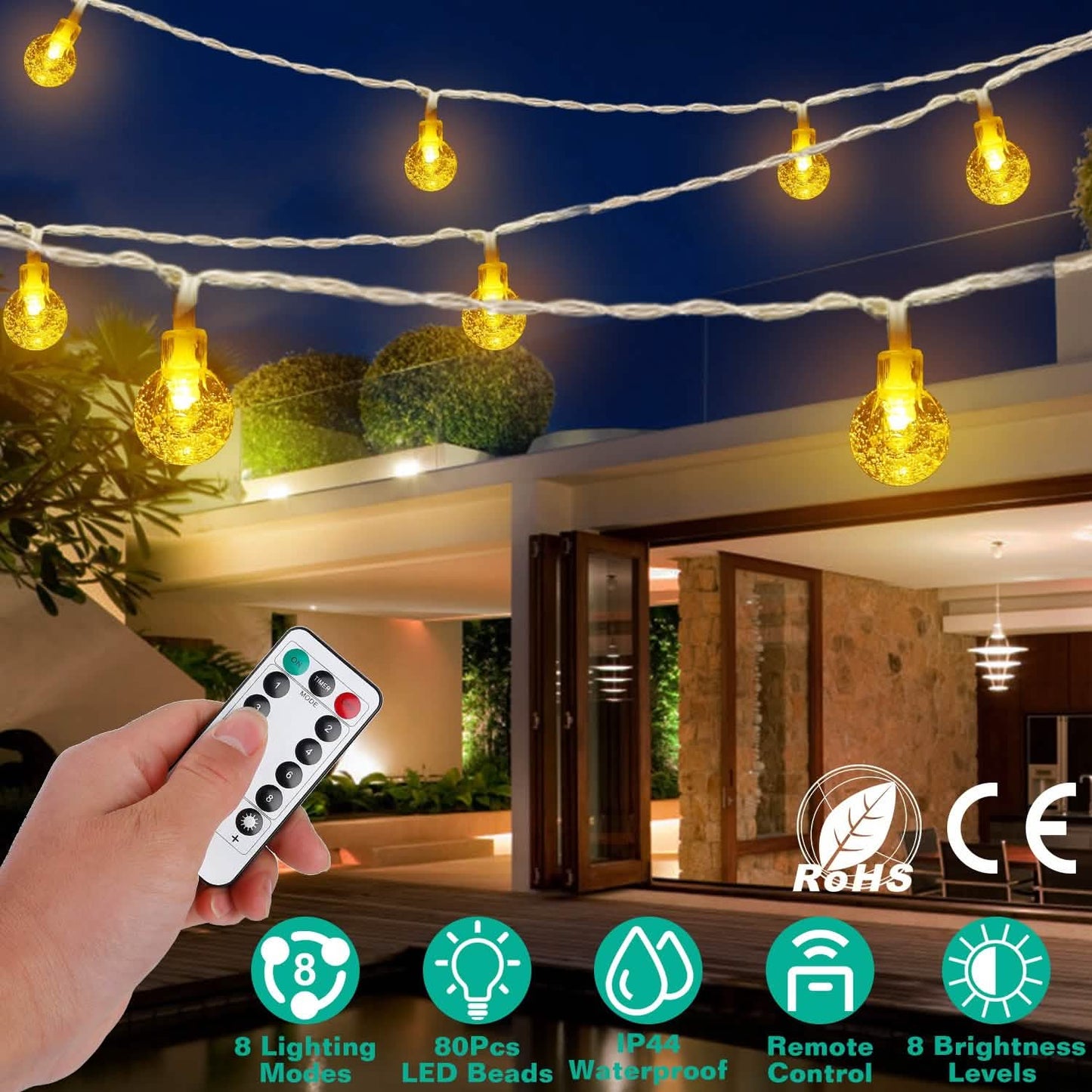 Ball LED Globe String Lights DailySale