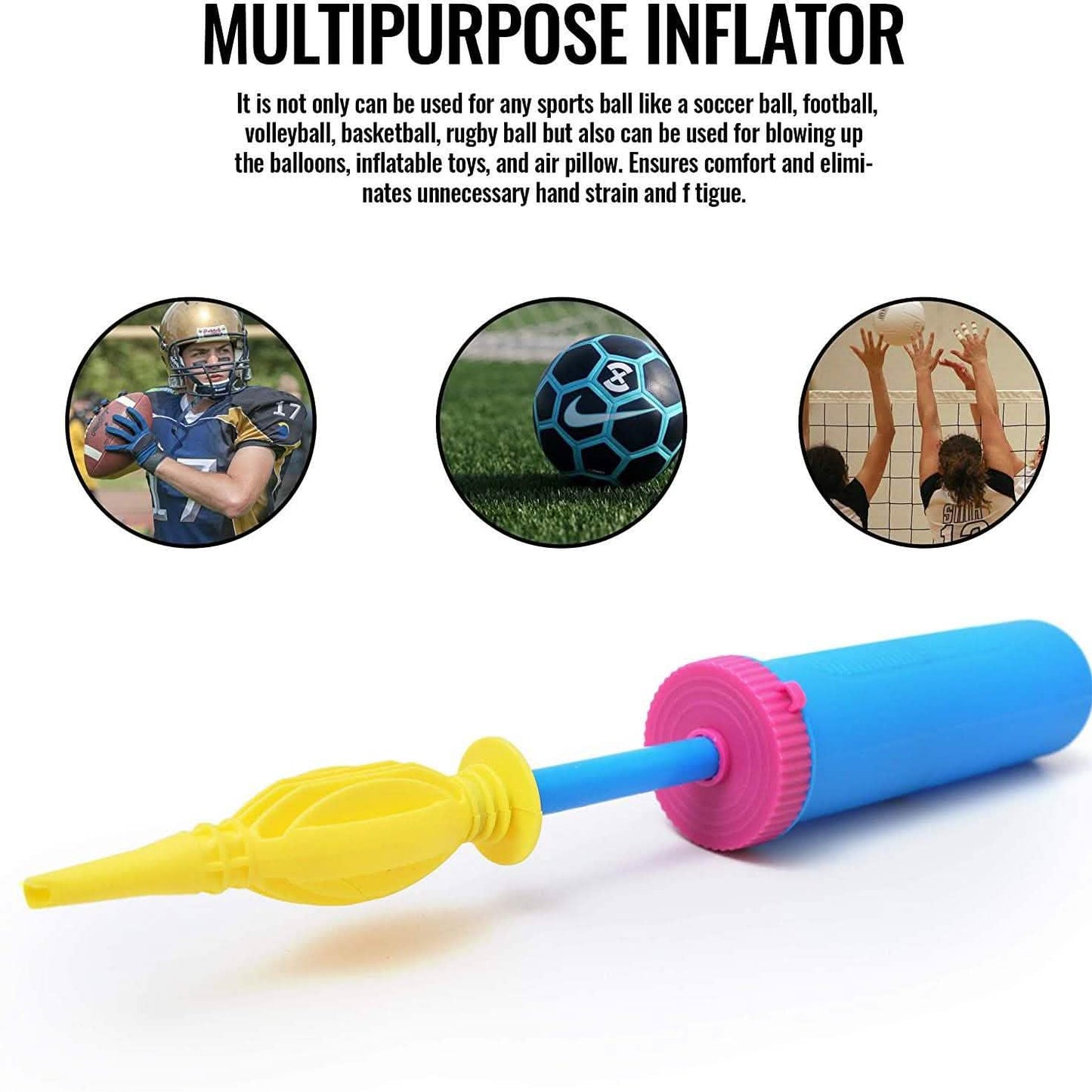 Balloon Pump Plastic Hand Held DailySale