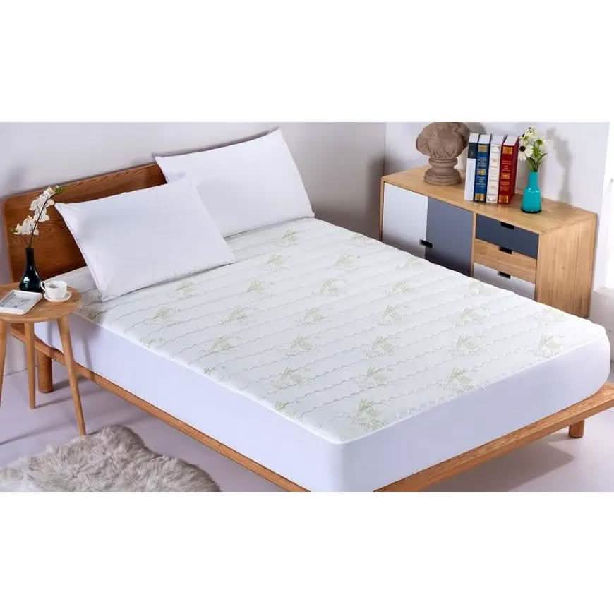 Bamboo Aloe Vera Hypoallergenic Quilted Mattress Pad DailySale