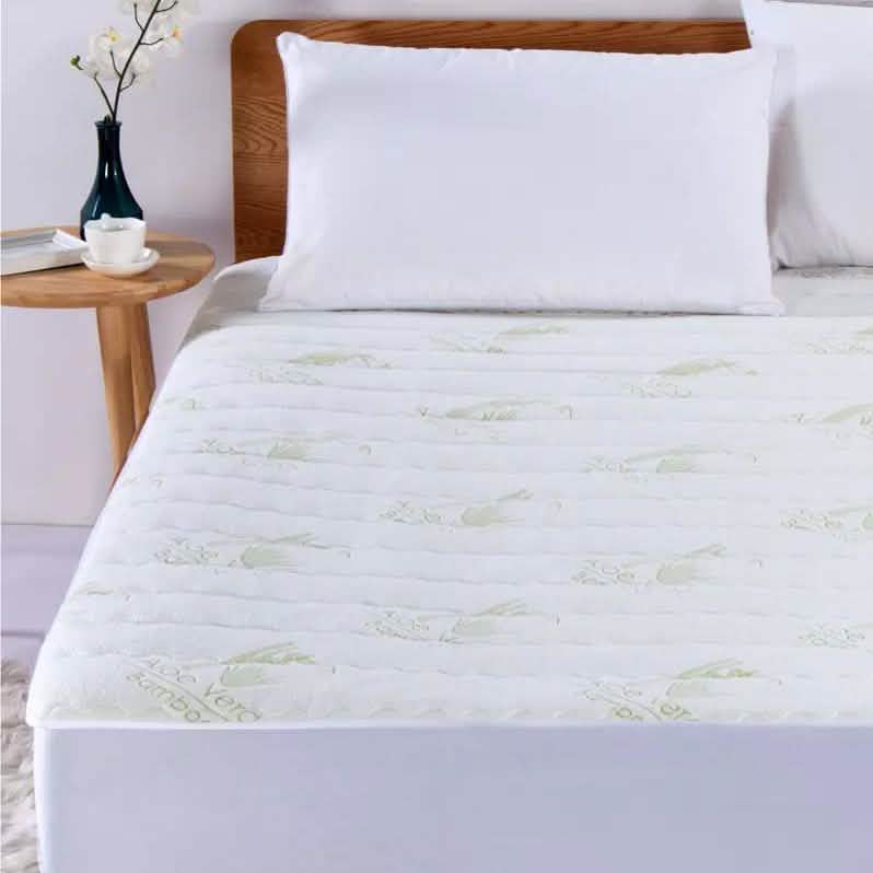 Bamboo Aloe Vera Hypoallergenic Quilted Mattress Pad DailySale