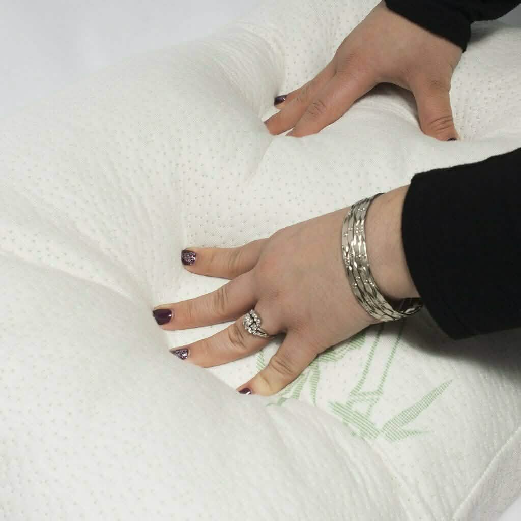 2-Pack: Bamboo Comfort Memory Foam Pillows - Hypoallergenic Removable Cover DailySale