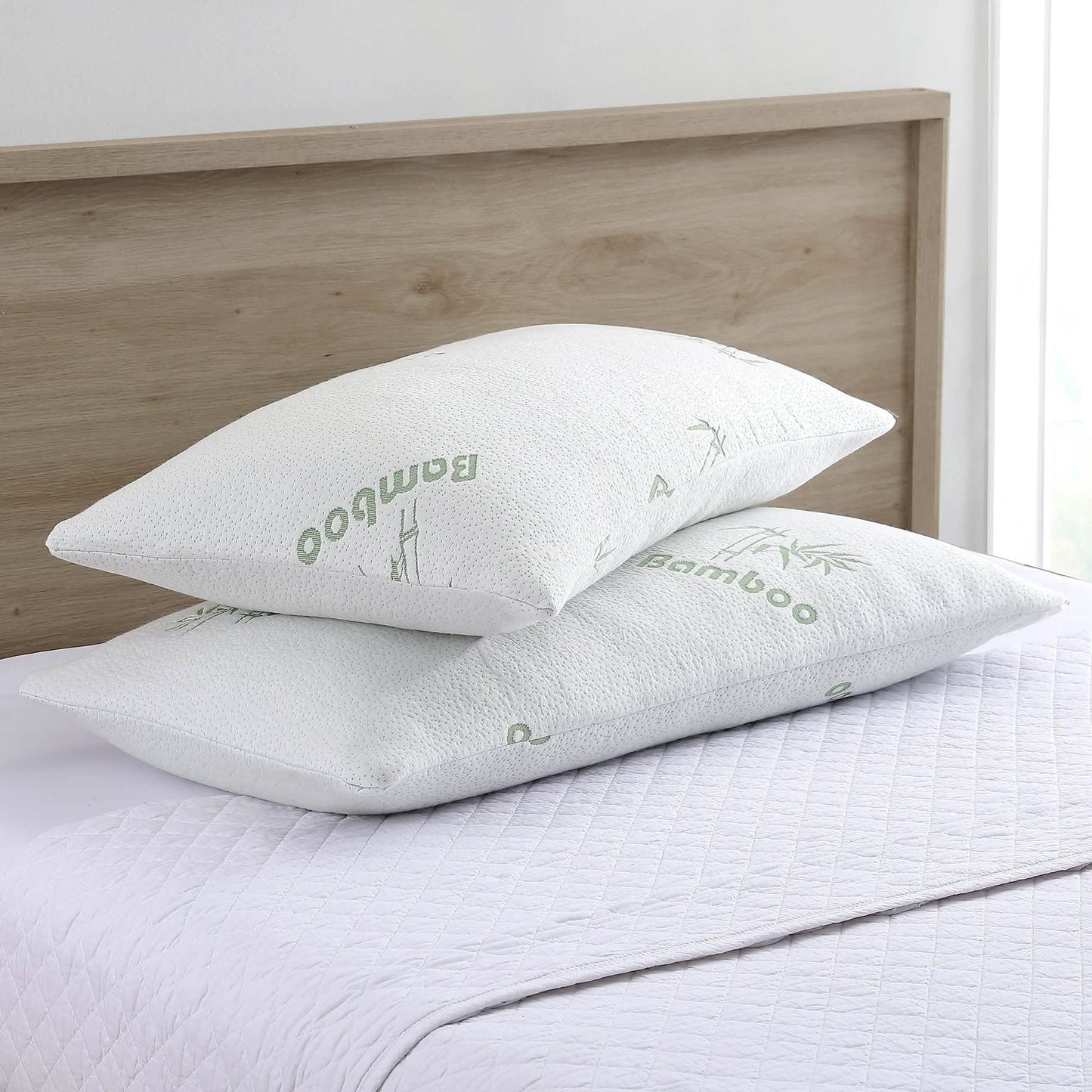 Bamboo Memory Foam Pillow DailySale