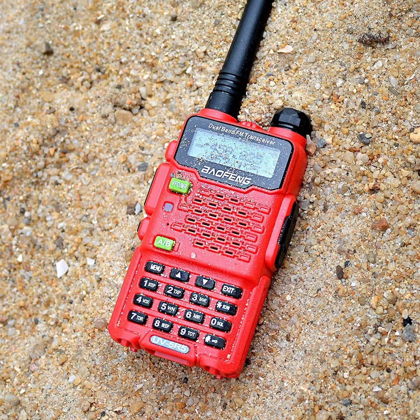 BAOFENG UV-5R5 Red Walkie Talkies DailySale