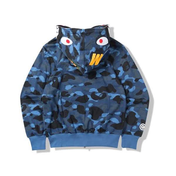 Camouflage Thin Hooded Zipper Jacket Shark Jacket DailySale